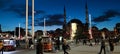 View of the central Taksim Square in Istanbul