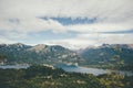 Mountain lakes in Bariloche Argentina
