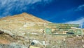 View of Cerro Rico mountain from downtown Potosi, Bolivia Royalty Free Stock Photo