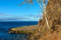 View from Cerro Tijeretas, San Cristobal Island, Galapagos, Ecuador Royalty Free Stock Photo
