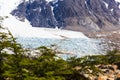 View on Cerro Torre glacier in Patagonia Royalty Free Stock Photo