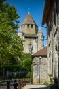 View on the Cesar tower in the medieval city of Provins Royalty Free Stock Photo