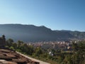 View from the cetatuia fortress of romanian city brasov