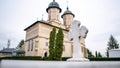 View of the Cetatuia Monastery in Iasi, Romania