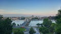 Chain Bridge and Clark Adam Square