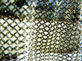 View through chain mail detail Royalty Free Stock Photo
