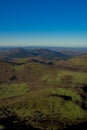 View of the Chaine des Volcans d`Auvergne in Puy-de-Dome Royalty Free Stock Photo