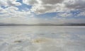 View of Chaka Salt Lake Royalty Free Stock Photo