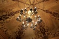 View of chandelier in mansion Royalty Free Stock Photo