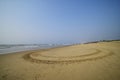 View of Chandrabhaga beach at Konark, Odisha, India.