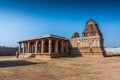 View of Chandrasekhara Temple, The ruins of ancient city Vijayanagar at Hampi, Karnataka, India Royalty Free Stock Photo