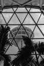 View of Changi Airport Control Tower from Jewel Changi Airport in Singapore. Royalty Free Stock Photo