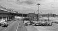 View of the Changi airport in Singapore