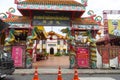 View of Chao Pho Kuan U Shrine located at Nang Ngam Road in Songkhla, Thailand.