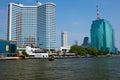 The view from the Chao Phraya River in Bangkok