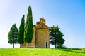 View of The Chapel of The Madonna di Vitaleta