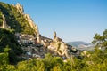 View of the characteristic village of Villa Santa Maria in the province of Chieti Italy