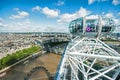 View at Charing Cross from London Eye Royalty Free Stock Photo