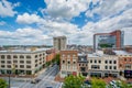 View of Charles and Franklin Streets, in Mount Vernon, Baltimore, Maryland