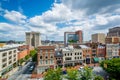 View of Charles and Franklin Streets, in Mount Vernon, Baltimore, Maryland