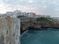 View of the charming seaside town of Polignano a Mare, Southern Italy Royalty Free Stock Photo