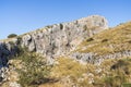 View of the chasms of Partagat in the mountain of Aitana