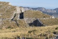 View of the chasms of Partagat in the mountain of Aitana