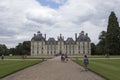 View of chateau de Cheverny Royalty Free Stock Photo