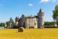 View of Chateau de la Brede Royalty Free Stock Photo