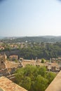 View from Chateau Grimaldi of Haut de Cagnes, France Royalty Free Stock Photo