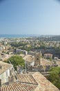 View from Chateau Grimaldi of Haut de Cagnes, France Royalty Free Stock Photo