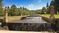 A View of the Chatsworth House Cascade, England Royalty Free Stock Photo