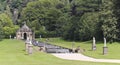 A View of the Chatsworth House Cascade, England Royalty Free Stock Photo