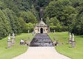 A View of the Chatsworth House Cascade, England Royalty Free Stock Photo