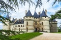 View on Chaumont castle Royalty Free Stock Photo