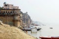 View of Chausatti Gat. Varanasi, India Royalty Free Stock Photo