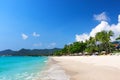 View of Chaweng beach, Koh Samui, Thailand Royalty Free Stock Photo