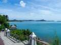 View of Chaweng beach, Koh Samui Thailand Royalty Free Stock Photo