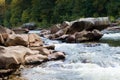 View of Cheat River rapids near Albright