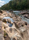 View of Cheat River rapids near Albright