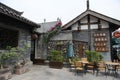 View of Chengdu wide and narrow alley