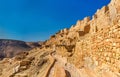 View of Chenini, a fortified Berber village in South Tunisia Royalty Free Stock Photo