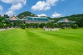 The view of Cheongwadae, also called Blue House, South Korea's presidential palace and official residence in Seoul