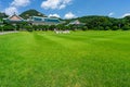 The view of Cheongwadae, also called Blue House, South Korea's presidential palace and official residence in Seoul Royalty Free Stock Photo