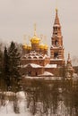 View of Chernigovsky Skete in winter