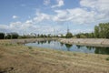 View on Chernobyl power plant