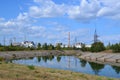 View on Chernobyl power plant Royalty Free Stock Photo