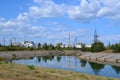 View on Chernobyl power plant