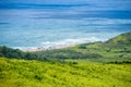 View from Cherry Tree Hill to tropical coast of  caribbean island Barbados Royalty Free Stock Photo