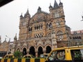 View of Chhatrapati Shivaji terminus Mumbai from road
